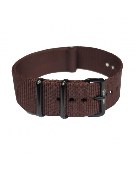 Czarny pasek nylonowy | 20mm