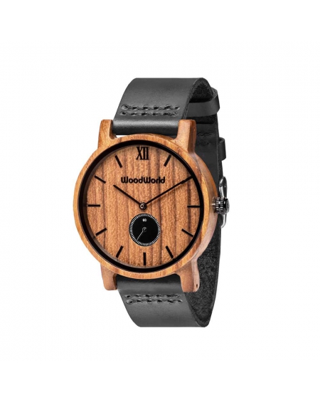 Drewniany Zegarek Olaf Black