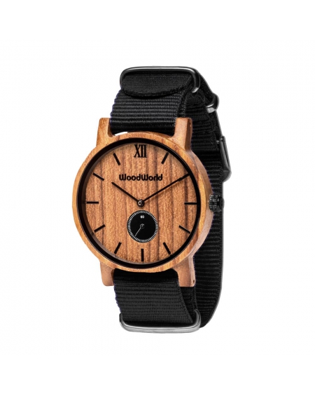 Drewniany Zegarek Timothy Black