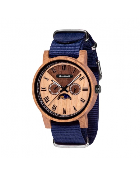 Drewniany Zegarek Blue Harry