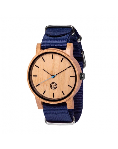 Drewniany Zegarek Blue Alfred