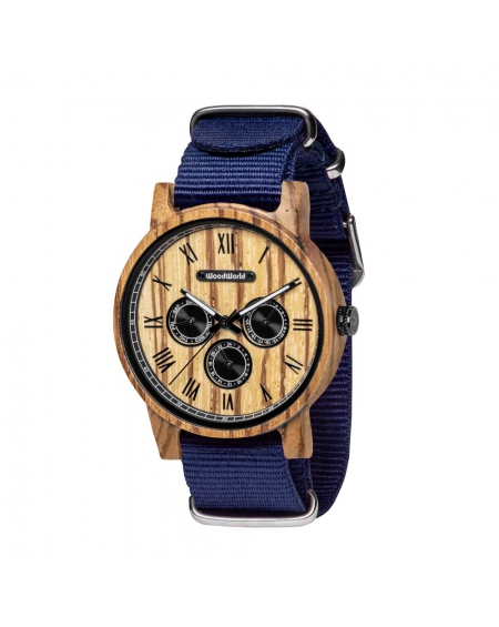 Drewniany Zegarek Ricky Blue