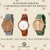 Nie masz jeszcze prezentu dla ukochanej kobiety? Zajrzyj na ➡www.woodworld.pl 🎄i kup oryginalny zegarek z gwarancją dostawy 🎁⌚🎁#woodworld_pl